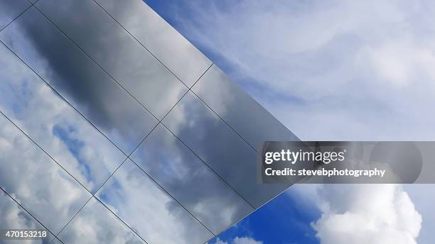 cloud reflections - stevebphotography stock pictures, royalty-free photos & images