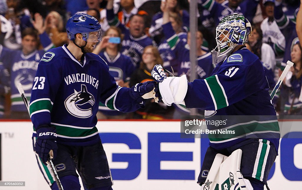 Calgary Flames v Vancouver Canucks - Game Two