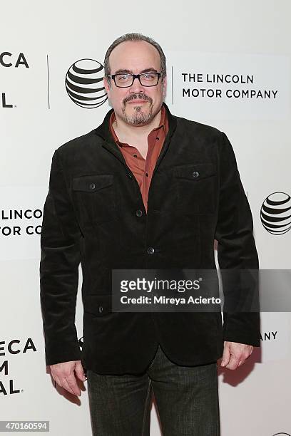 Actor David Zayas attends the world premiere of "The Wannabe" during the 2015 Tribeca Film Festival at BMCC Tribeca PAC on April 17, 2015 in New York...