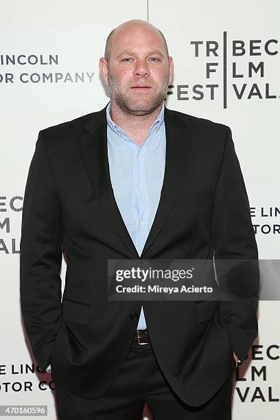 Actor Domenick Lombardozzi attends the world premiere of "The Wannabe" during the 2015 Tribeca Film Festival at BMCC Tribeca PAC on April 17, 2015 in...