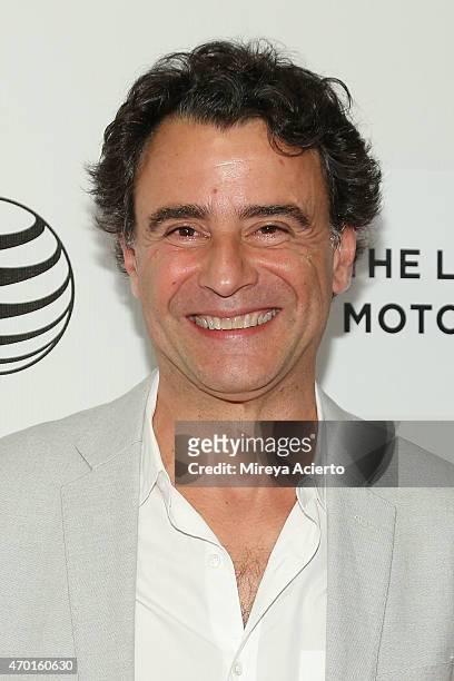 Actor Vincenzo Amato attends the world premiere of "The Wannabe" during the 2015 Tribeca Film Festival at BMCC Tribeca PAC on April 17, 2015 in New...