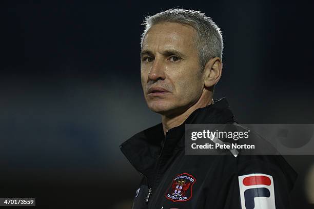 Carlisle United assistant manager David Irons looks on during the Sky Bet League One match between Coventry City and Carlisle United at Sixfields...