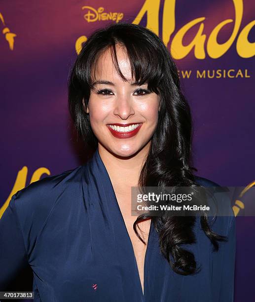 Courtney Reed attend the "Aladdin" Broadway Cast And Creative Team Press Preview at Mandarin Oriental Hotel on February 18, 2014 in New York City.