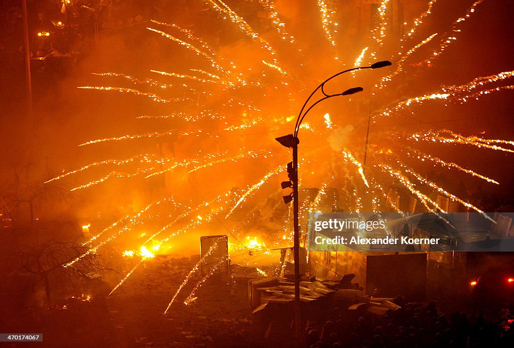 Violence Escalates As Kiev Protests Continue