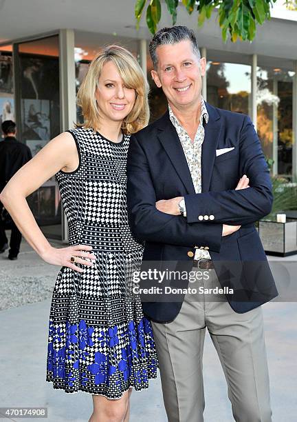 Publisher, W Magazine, Lucy Kriz and Editor in Chief, W Magazine, Stefano Tonchi attend "W Stories" presented by Leon Max and hosted by Stefano...