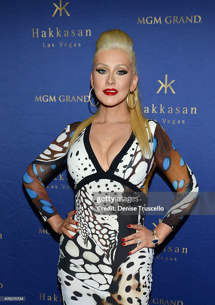 Hakkasan Las Vegas Restaurant And Nightclub Celebrates Two-Year Anniversary With Christina Aguilera