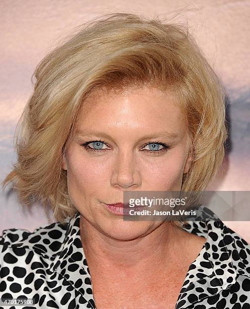 Actress Peta Wilson attends the premiere of "The Water Diviner" at TCL Chinese Theatre IMAX on April 16, 2015 in Hollywood, California.