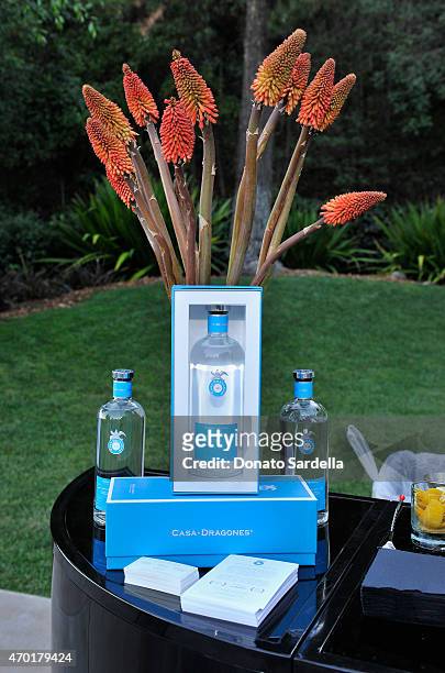 Bar display at "W Stories" presented by Leon Max and hosted by Stefano Tonchi, Leon Max and Amber Valletta at a private residence on April 17, 2015...