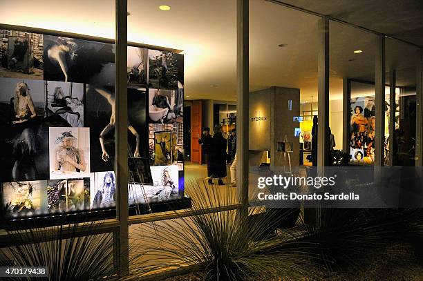 General view of the atmosphere at "W Stories" presented by Leon Max and hosted by Stefano Tonchi, Leon Max and Amber Valletta at a private residence...