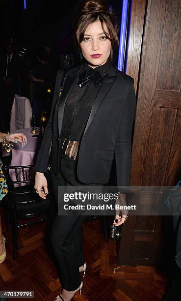 Daisy Lowe attends the Elle Style Awards 2014 after party at One Embankment on February 18, 2014 in London, England.