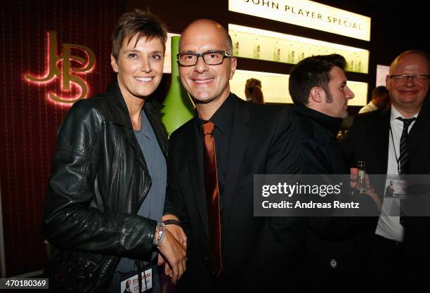 Christoph Maria Herbst and his wife Gisi Herbst attend the after show party to the World premiere of Stromberg - Der Film at Diamonds on February 18,...