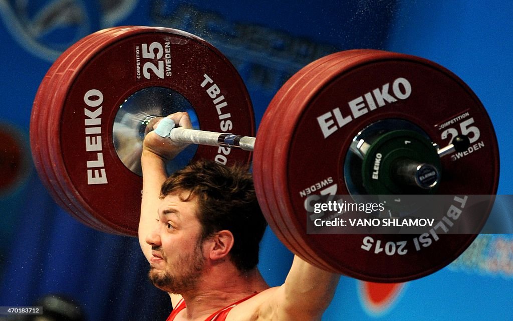 WEIGHTLIFTING-EURO-2015-MEN