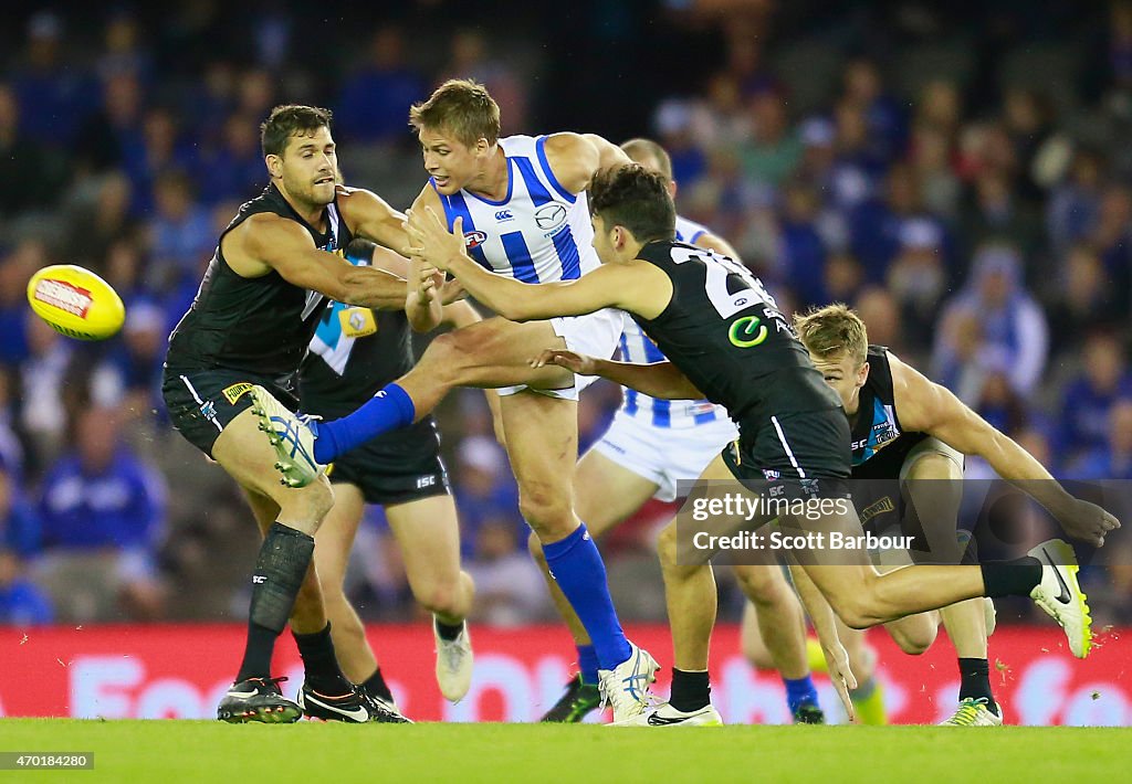 AFL Rd 3 - North Melbourne v Port Adelaide