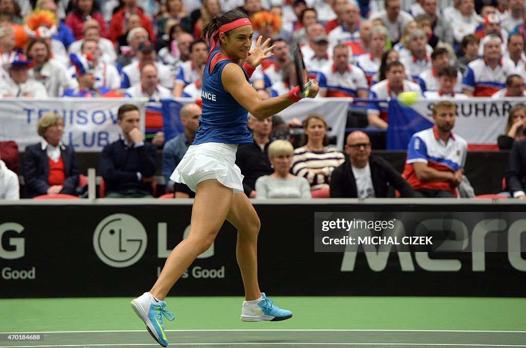 TENNIS-FEDCUP-CZE-FRA