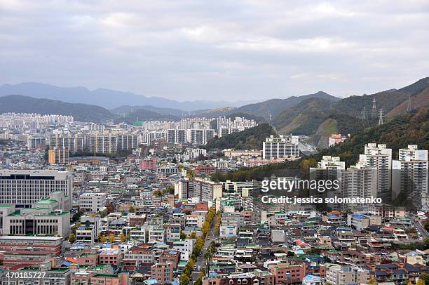 view of gwangju city - gwangju ストックフォトと画像