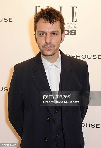 Marios Schwab attends the Elle Style Awards 2014 at One Embankment on February 18, 2014 in London, England.