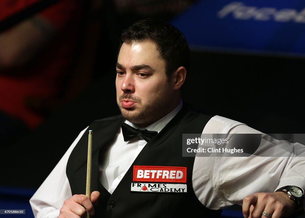 2015 Betfred World Snooker Championship - Day One