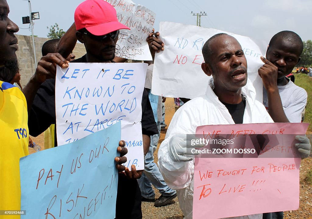 LIBERIA-HEALTH-EBOLA-DEMO