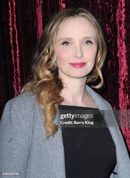 Actress Julie Delpy attends the 2014 Writers Guild Awards annual Beyond Words panel event on January 28, 2014 at the Writers Guild Theater in Beverly...