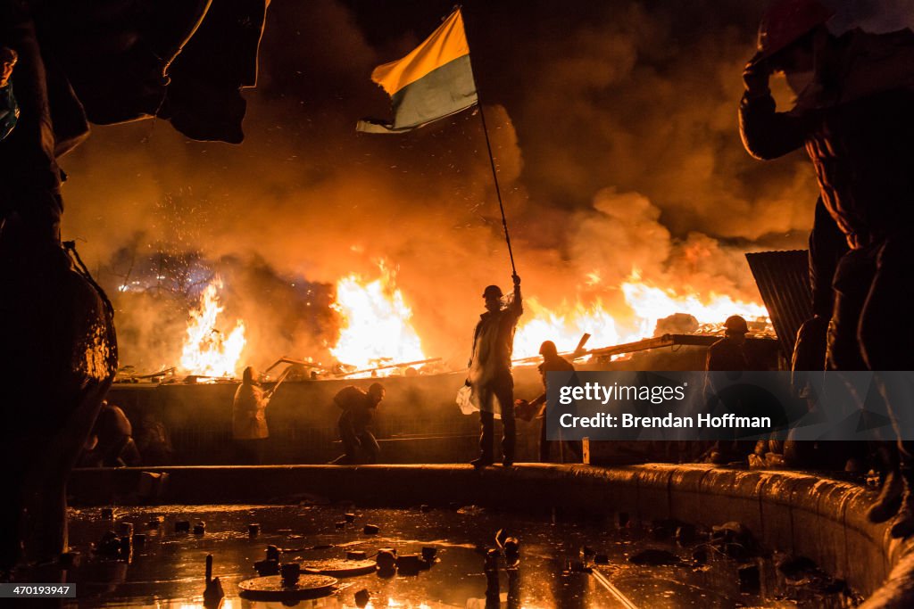 Violence Escalates As Kiev Protests Continue