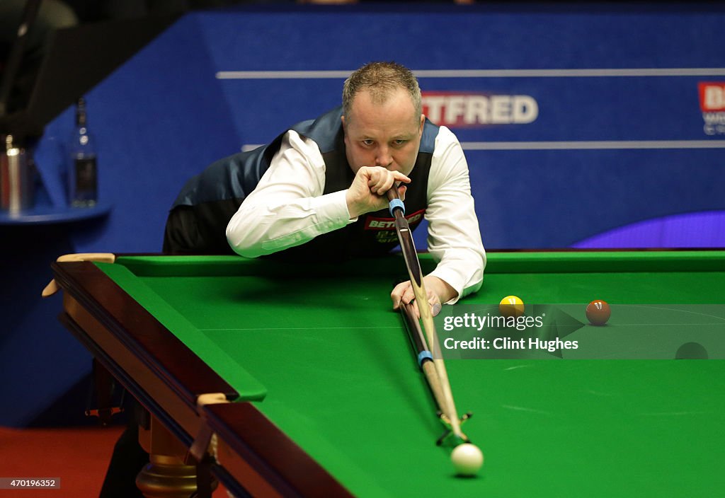 2015 Betfred World Snooker Championship - Day One