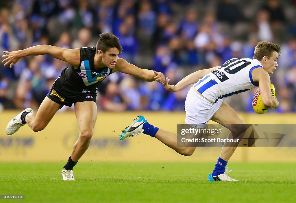 AFL Rd 3 - North Melbourne v Port Adelaide