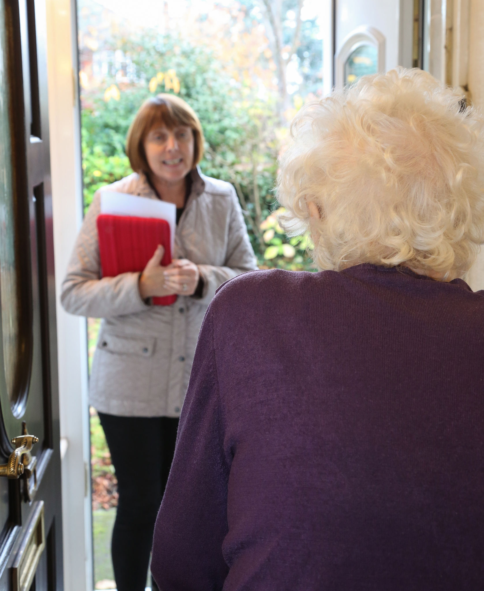 caseworker visit