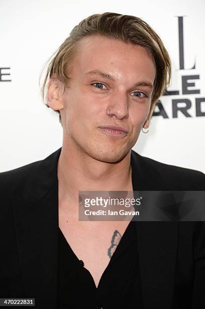 Jamie Campbell attends the Elle Style Awards 2014 at one Embankment on February 18, 2014 in London, England.>>
