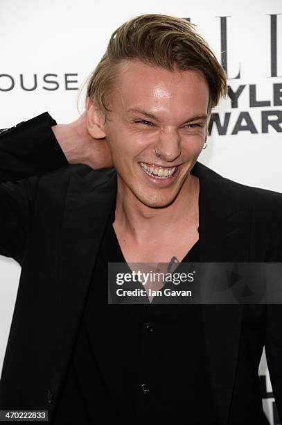 Jamie Campbell attends the Elle Style Awards 2014 at one Embankment on February 18, 2014 in London, England.>>