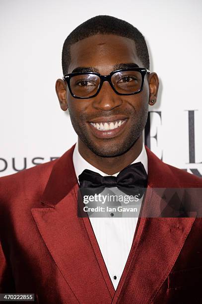 Tinie Tempah attends the Elle Style Awards 2014 at one Embankment on February 18, 2014 in London, England.