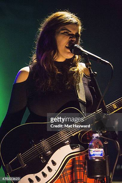 Singer Bethany Cosentino of Best Coast performs on stage at The Paramount Theater on February 18, 2014 in Seattle, Washington.