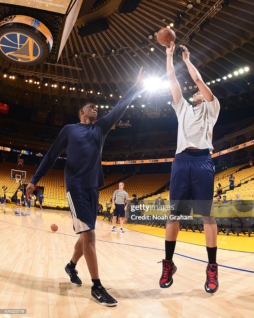 New Orleans Pelicans v Golden State Warriors - Game One