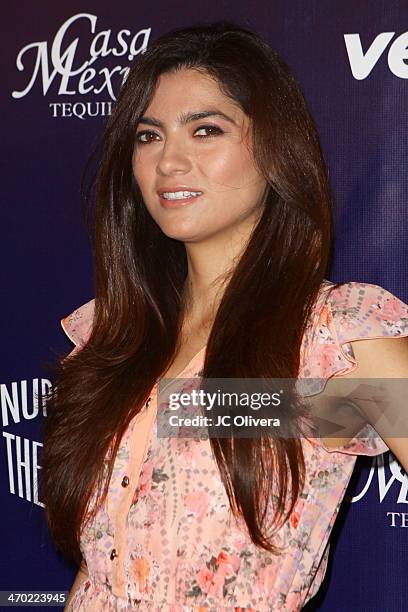 Blanca Blanco attends NUVOtv Series Launch Premiere Party at Siren Studios on February 18, 2014 in Hollywood, California.