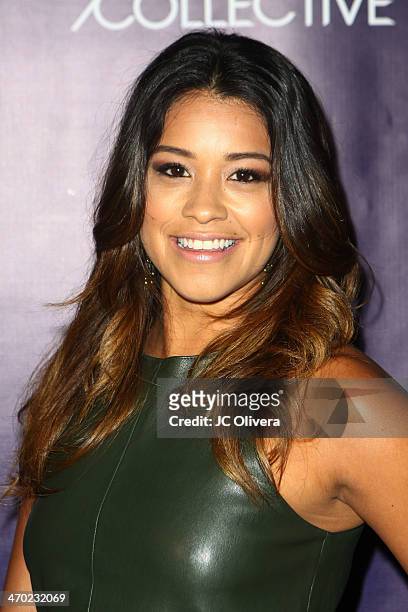Actress Gina Rodriguez attends NUVOtv Series Launch Premiere Party at Siren Studios on February 18, 2014 in Hollywood, California.