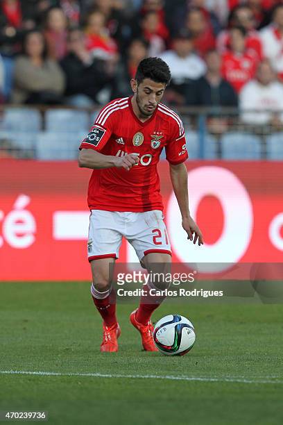 Benfica's forward Pizzi during the Primeira Liga match between Belenenses and Benfica at Estadio do Restelo on April 18, 2015 in Lisbon, Portugal.