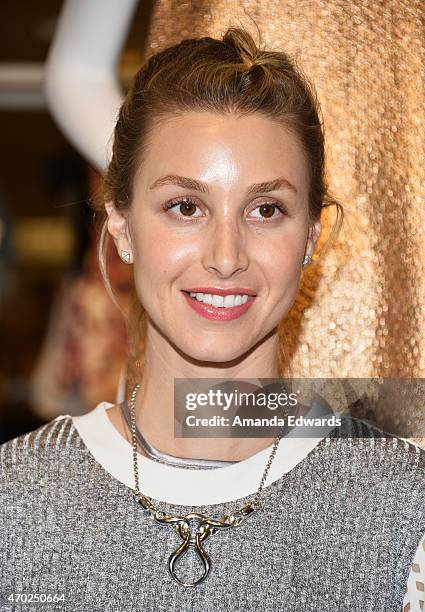 Fashion designer Whitney Port attends the Whitney Eve "How We Roll" Spring Road Tour at The Grove on April 18, 2015 in Los Angeles, California.