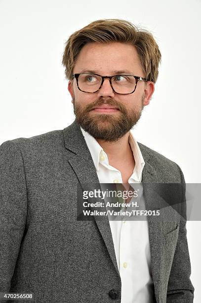 Michael Thelin from "Emelie" appears at the 2015 Tribeca Film Festival Getty Images Studio on April 17, 2015 in New York City.