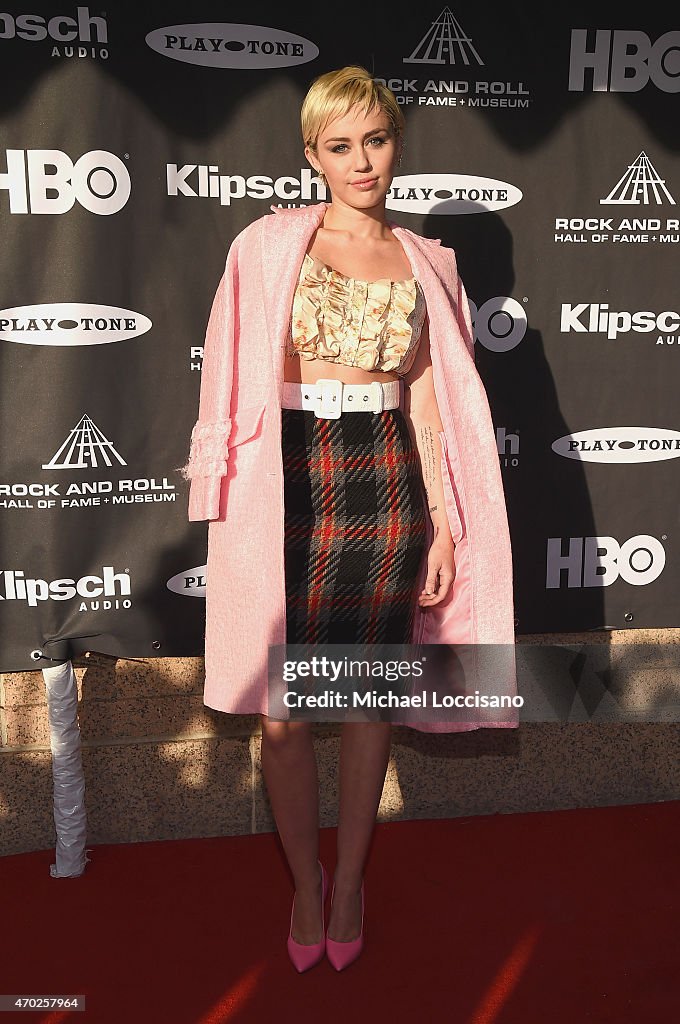 30th Annual Rock And Roll Hall Of Fame Induction Ceremony - Arrivals