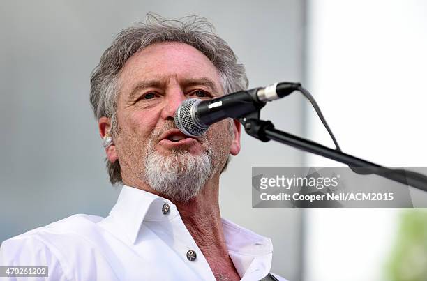 Larry Gatlin of the Gatlin Brothers performs onstage during the ACM Party For A Cause Festival at Globe Life Park in Arlington on April 18, 2015 in...