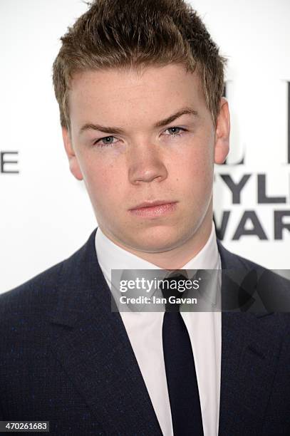 Will Poulter attends the Elle Style Awards 2014 at one Embankment on February 18, 2014 in London, England.