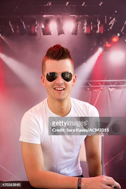 Singer-songwriter Chase Bryant attends the ACM Party For A Cause Festival at Globe Life Park in Arlington on April 18, 2015 in Arlington, Texas.