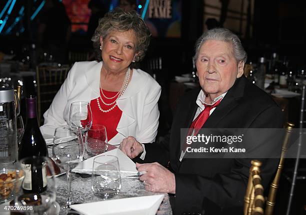 Musician Jerry Lee Lewis attends the 30th Annual Rock And Roll Hall Of Fame Induction Ceremony at Public Hall on April 18, 2015 in Cleveland, Ohio.