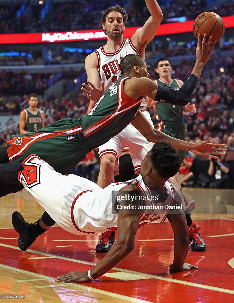 Milwaukee Bucks v Chicago Bulls - Game One