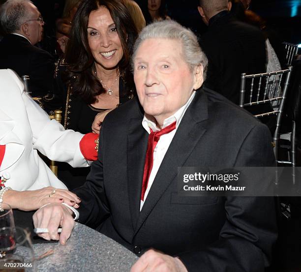 Jerry Lee Lewis attends the 30th Annual Rock And Roll Hall Of Fame Induction Ceremony at Public Hall on April 18, 2015 in Cleveland, Ohio.