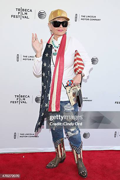 Roseanne Barr attends the world premiere of documentary: 'Roseanne For President!' during the 2015 Tribeca Film Festival at SVA Theatre on April 18,...