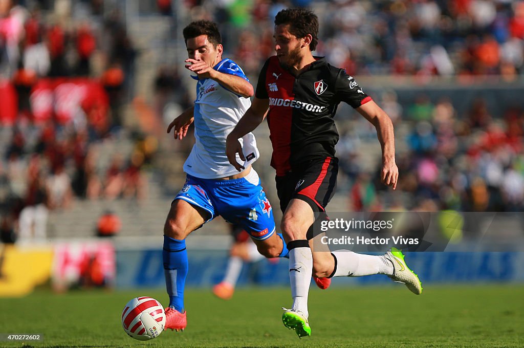 Puebla v Atlas - Clausura 2015 Liga MX