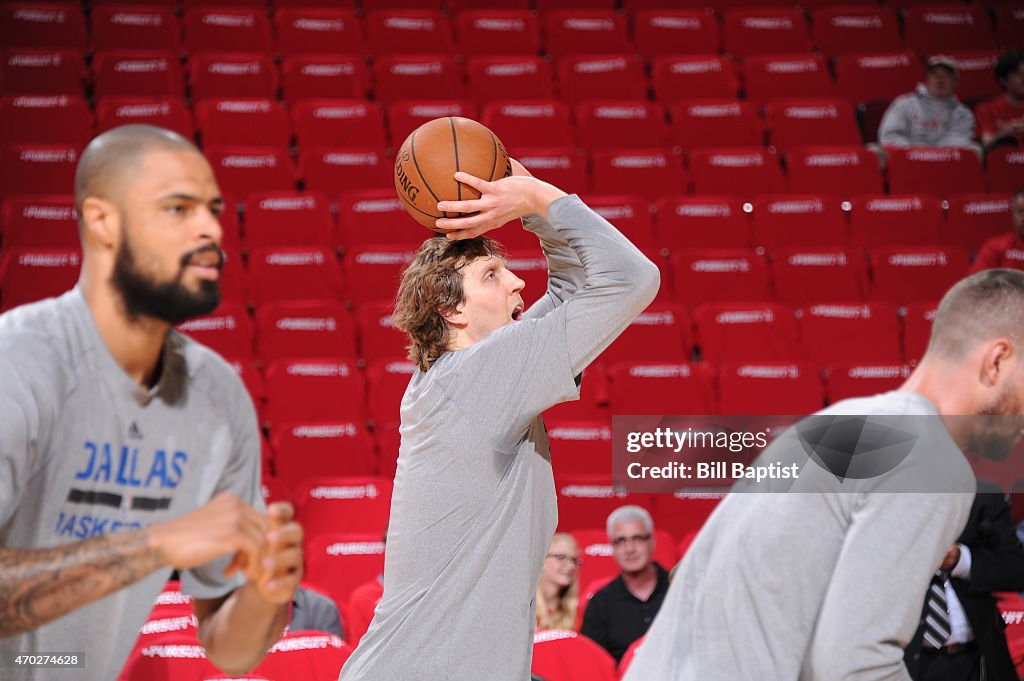 Dallas Mavericks v Houston Rockets- Game One