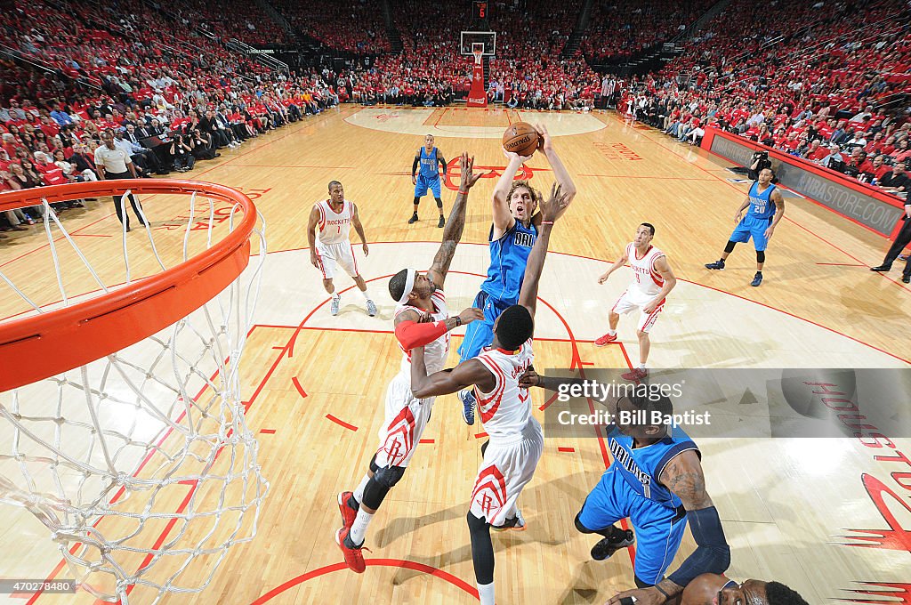 Dallas Mavericks v Houston Rockets- Game One