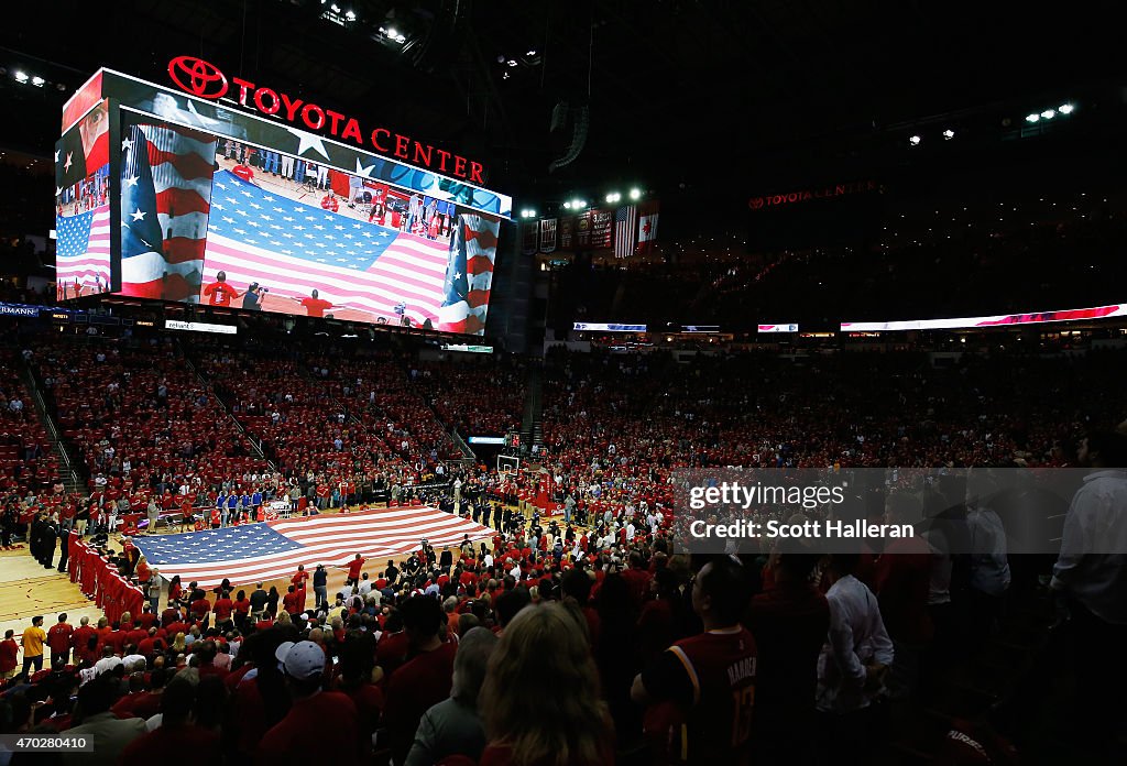 Dallas Mavericks v Houston Rockets - Game One