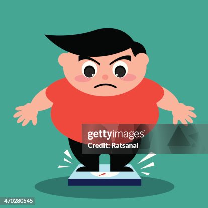 Fat boy vector illustration Fat boy vector illustration